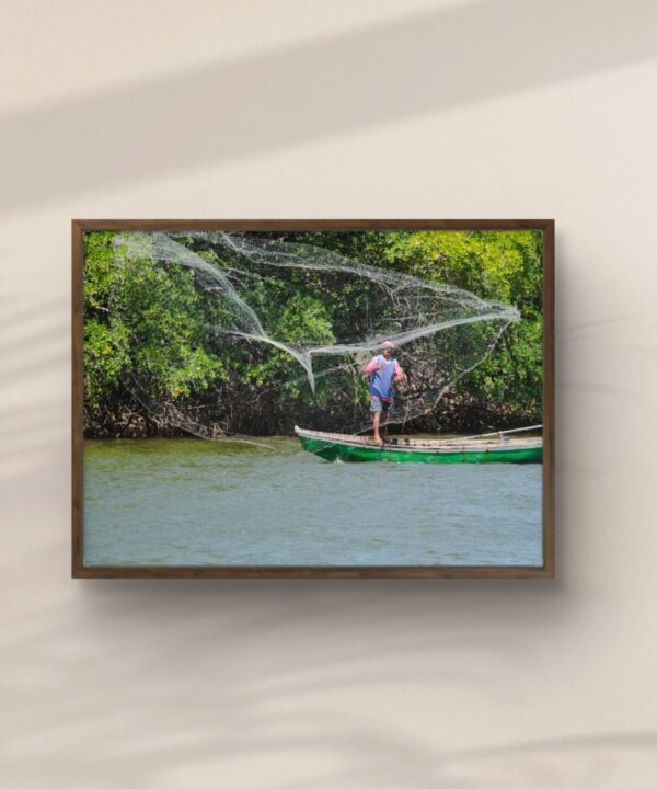 Quadro: O pescador nativo.